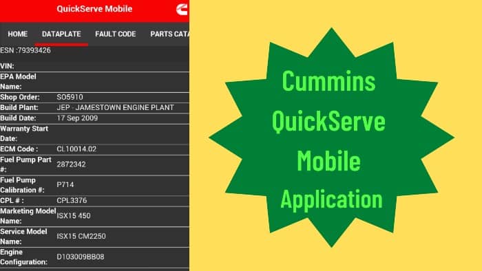 Cummins-QuickServe-Mobile-Application